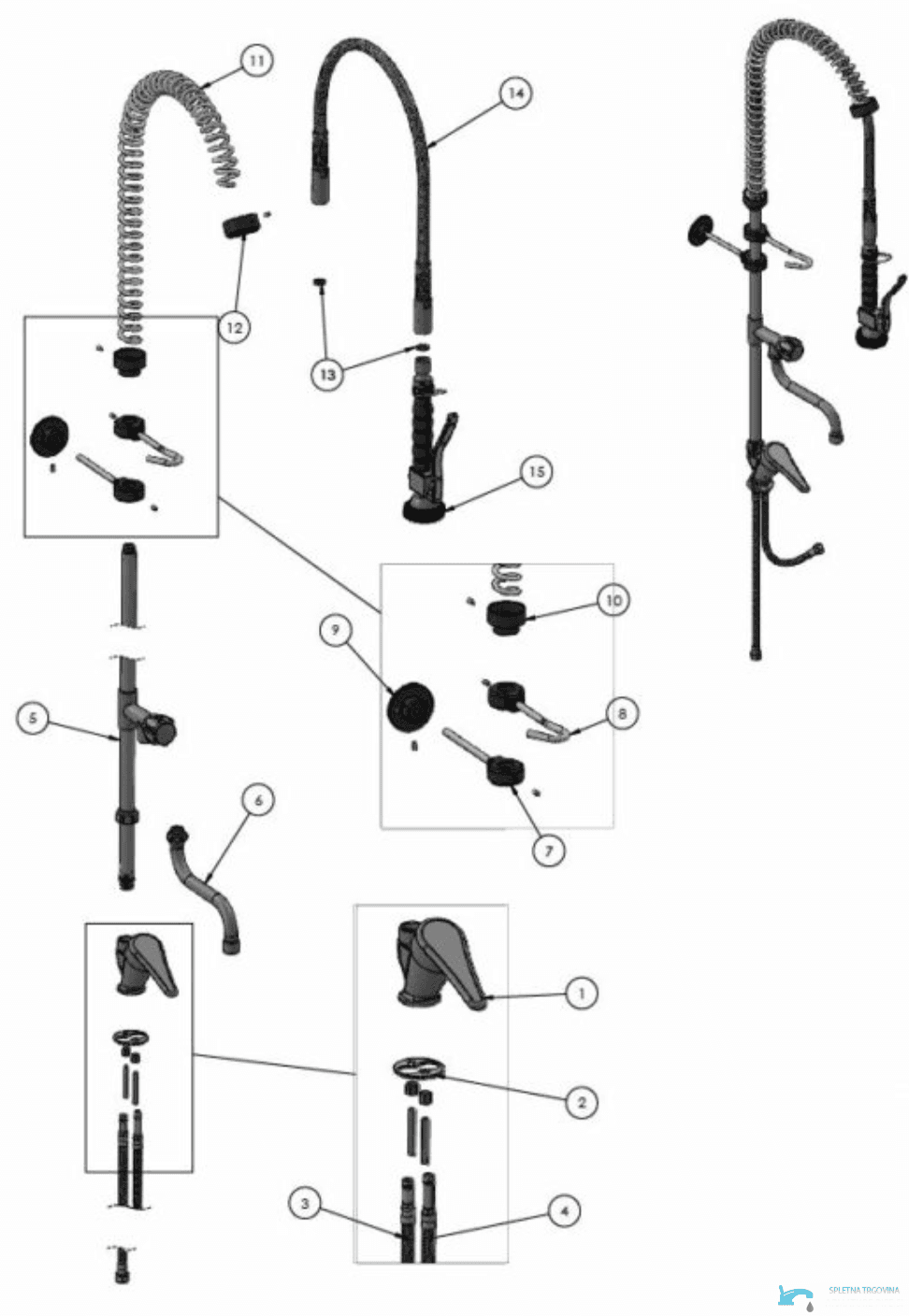 Schwenkauslauf