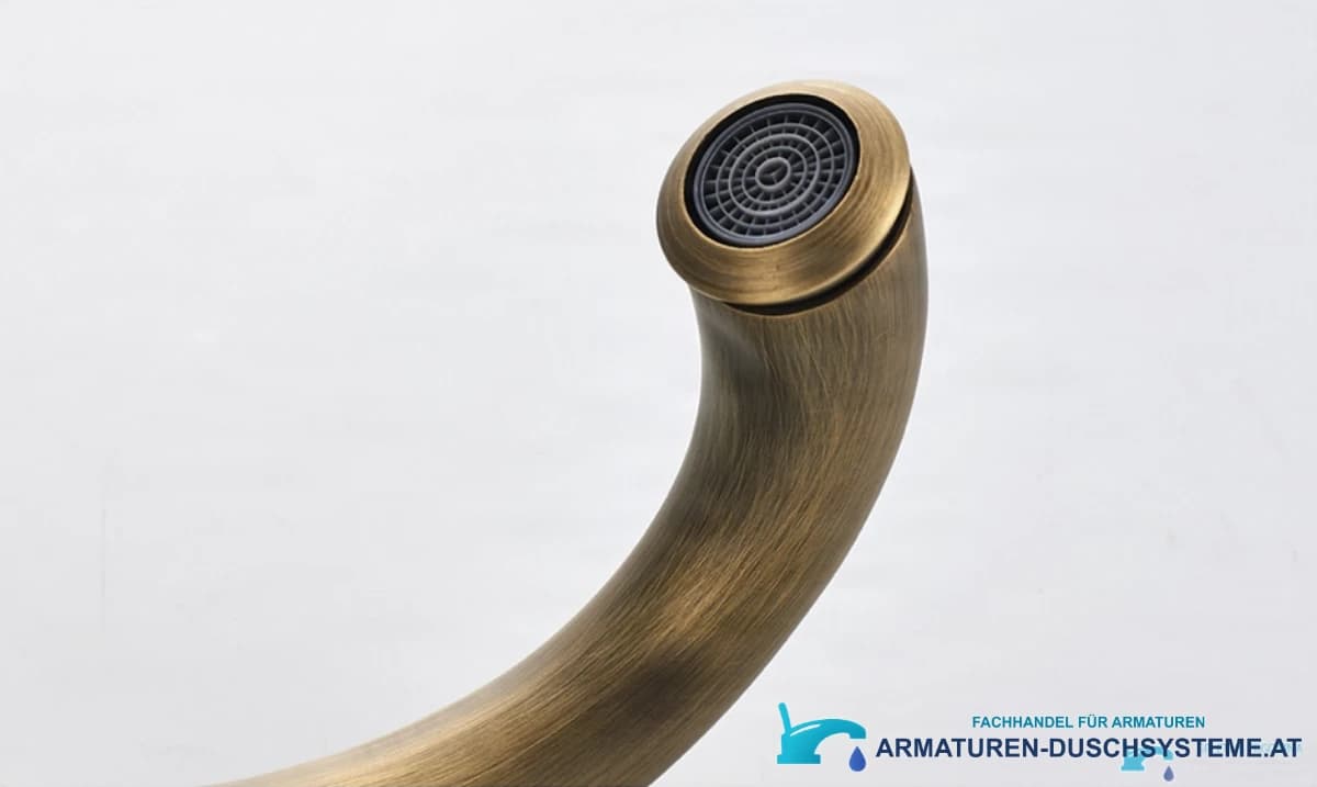 Detail von Auslauf und Strahlregler der Antika RU1305