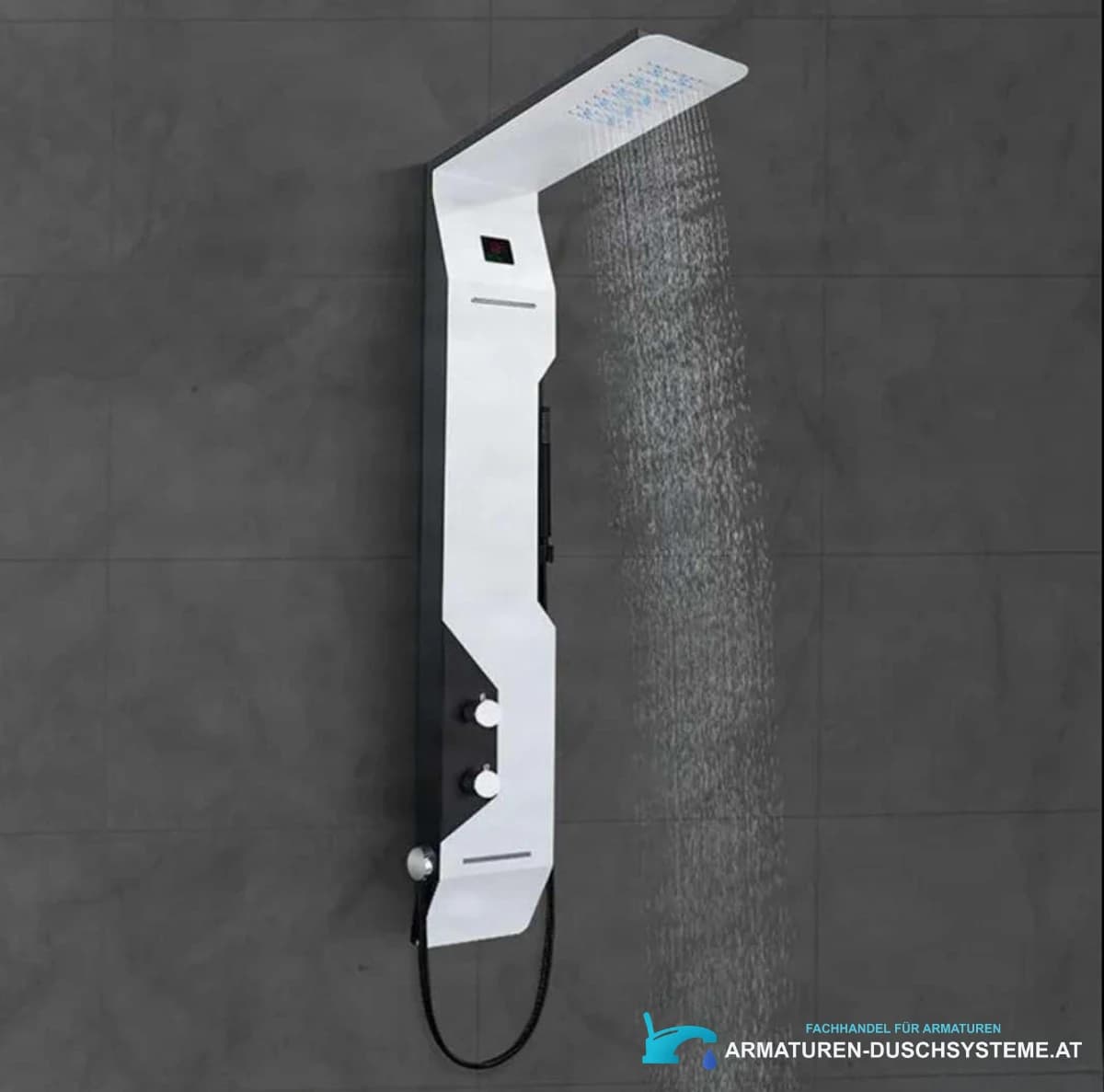 Duschpaneel ELITE EDITION DELUX BSP1412 in glänzendem Weiß