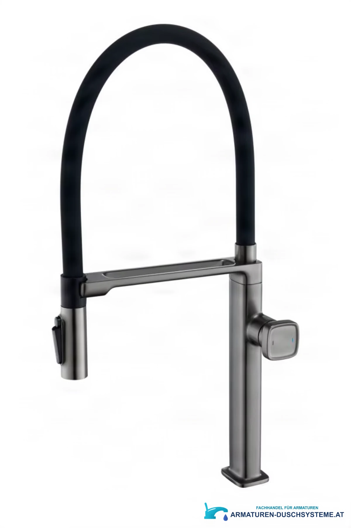 Küchenarmatur ELITE EDITION KF1689 3-in-1 mit Ausziehbrause in mehreren Farbausführungen wie Graphitgrau und Schwarz