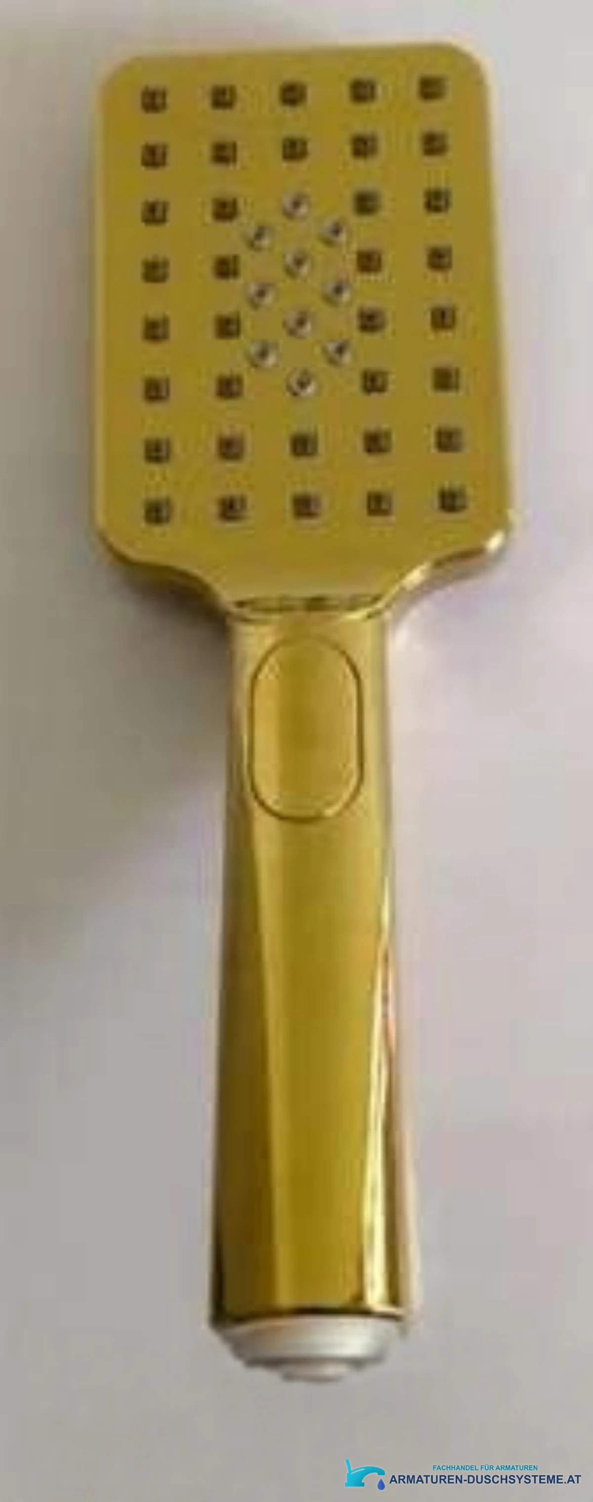 Handbrause EYN RZ18038 — Front mit dunklen Düsen und Grifftaste