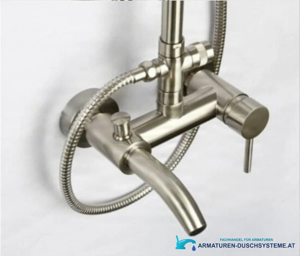 Duschsystem mit mehreren Strahlarten NSN07693 in gebürstetem Nickel