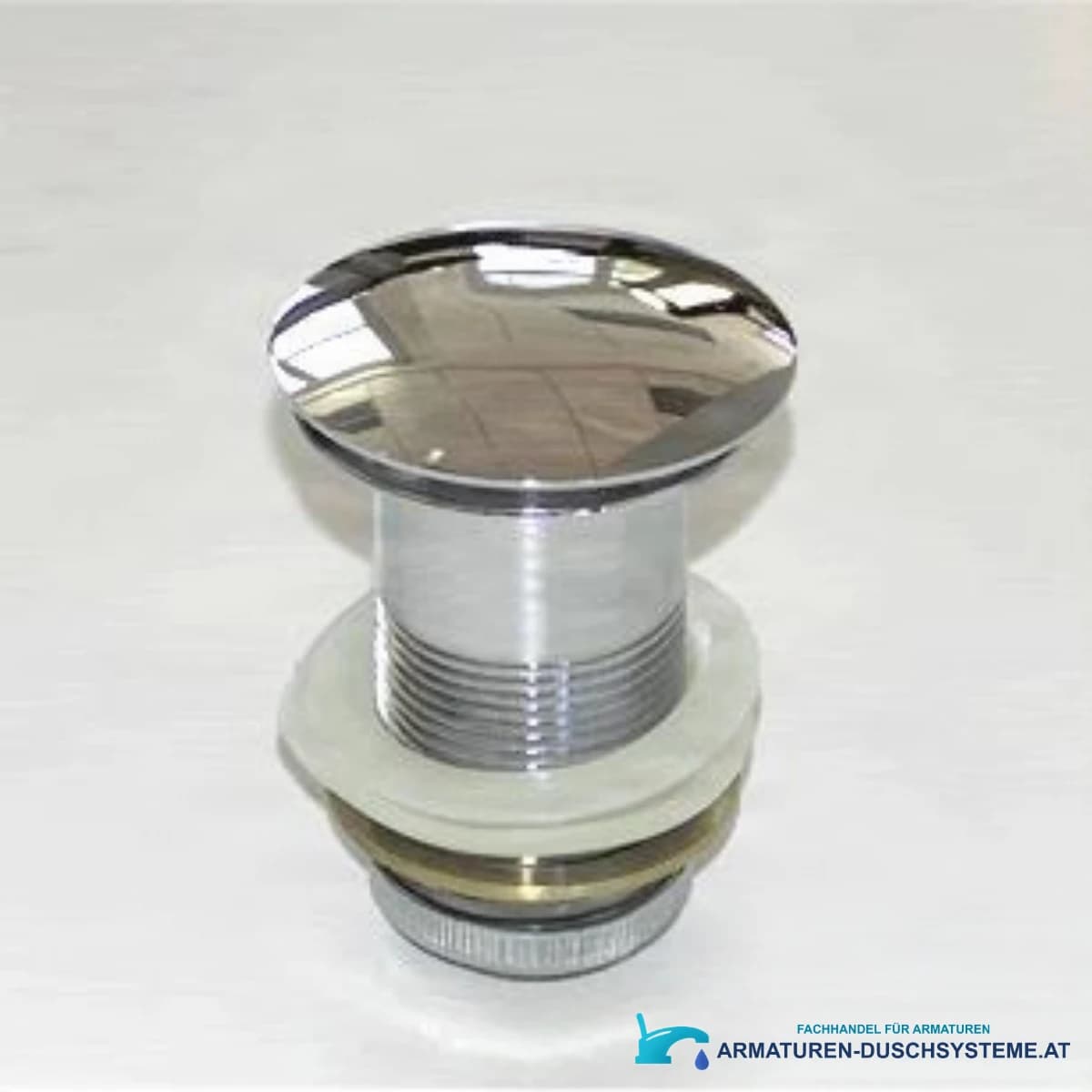 Pop-up-Siphon für Waschbecken woo-1491 in glänzendem Chrom
