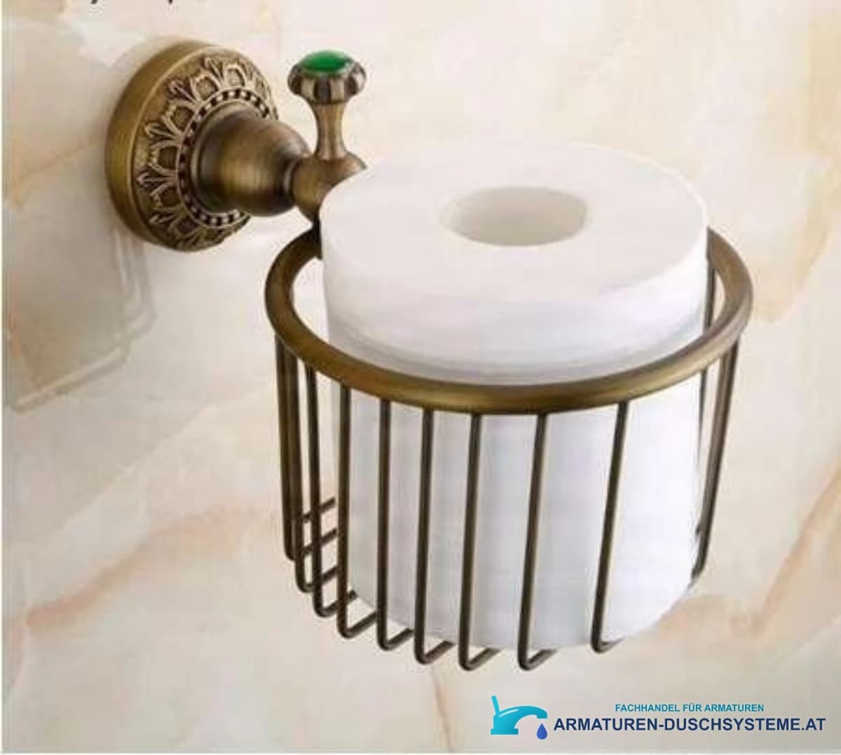 Antiker Toilettenpapierhalter AP2205 in Antikbronze