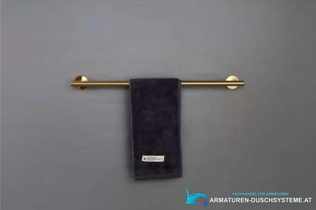 Goldenes Badezimmerzubehör: Toilettenpapierhalter woo-15049 in glänzendem Gold