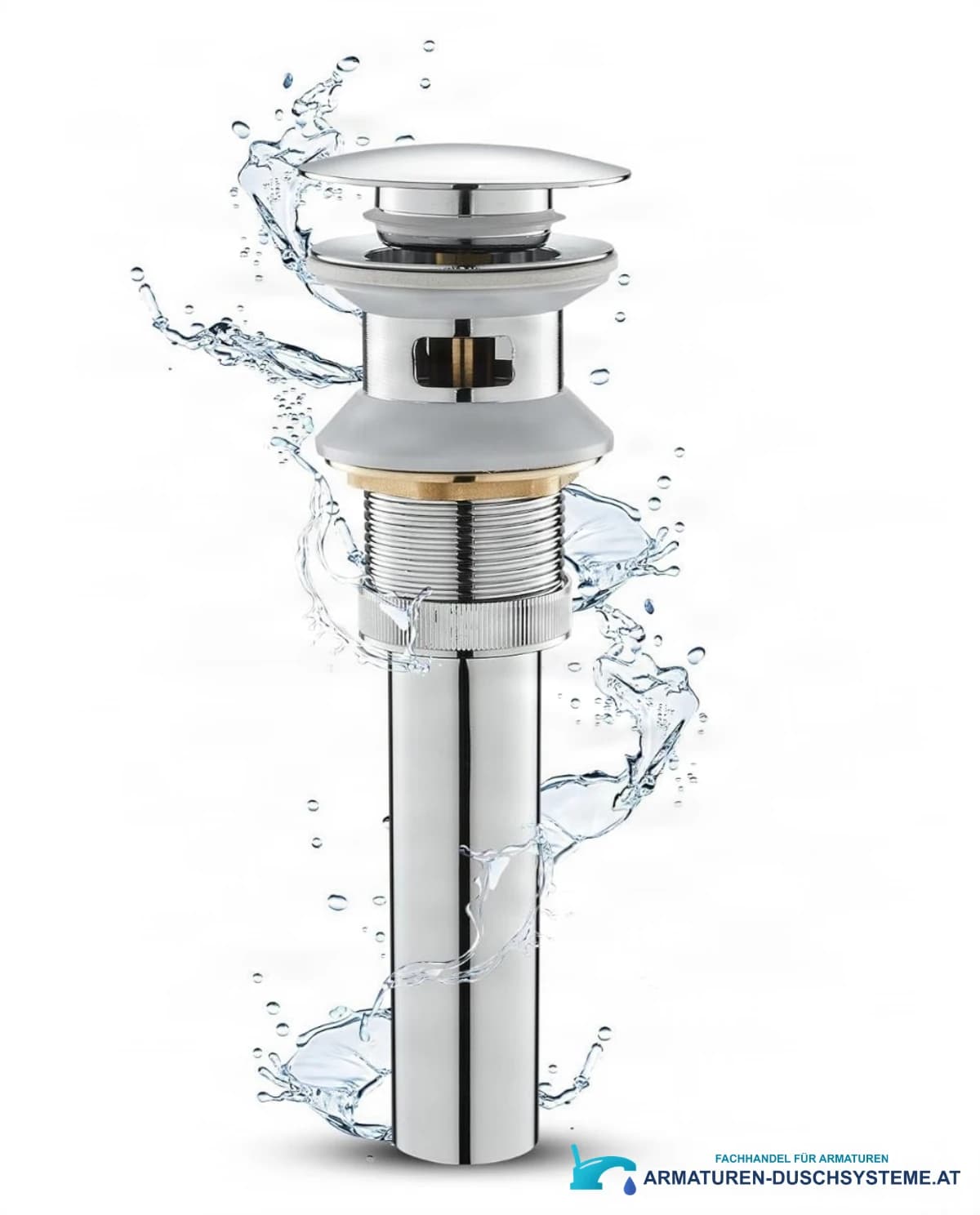 Waschbecken-Ablaufventil SBP1658 in glänzendem Chrom