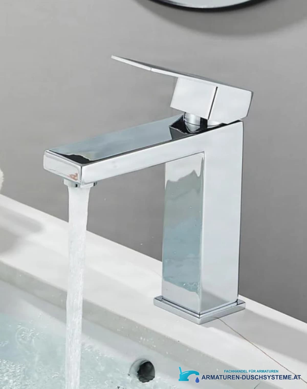 Elegante Badarmatur BS1103 in glänzendem Chrom