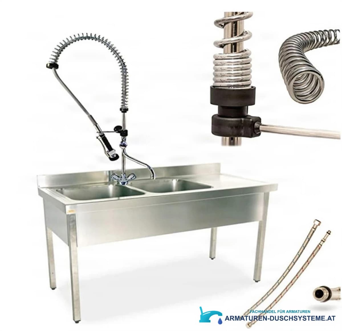 Professionelle Gastronomiearmatur PRO1337 in Chrom